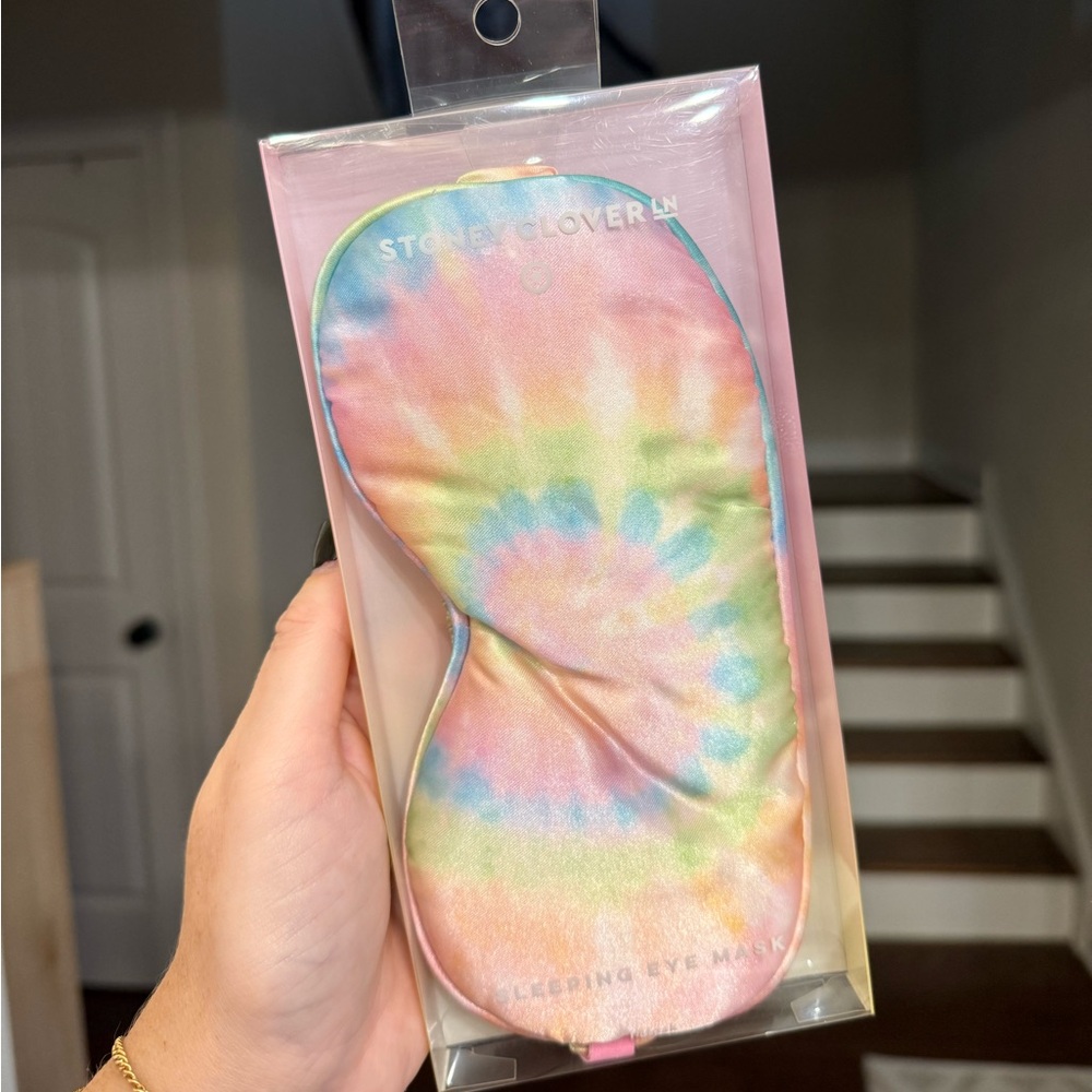 Stoney Clover Lane Pastel Tie-Dye Eye Mask